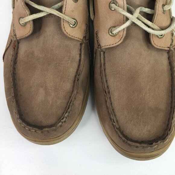 Leather TOMMY BAHAMA Clove With Sisal TB-238 BOAT DECK LOAFERS Shoes Men…